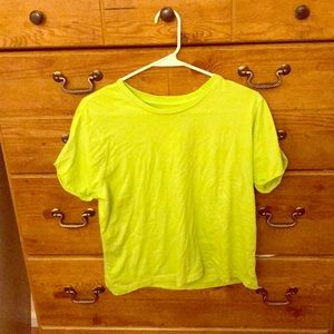 Charlotte Russe green t shirt